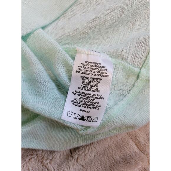 Tommy Hilfiger Sport Womens Large Roll-Tab Lightweight Slub Shirt - Picture 5 of 5